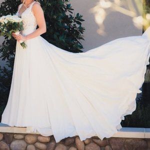 Essense of Australia Beach Boho Wedding Dress
